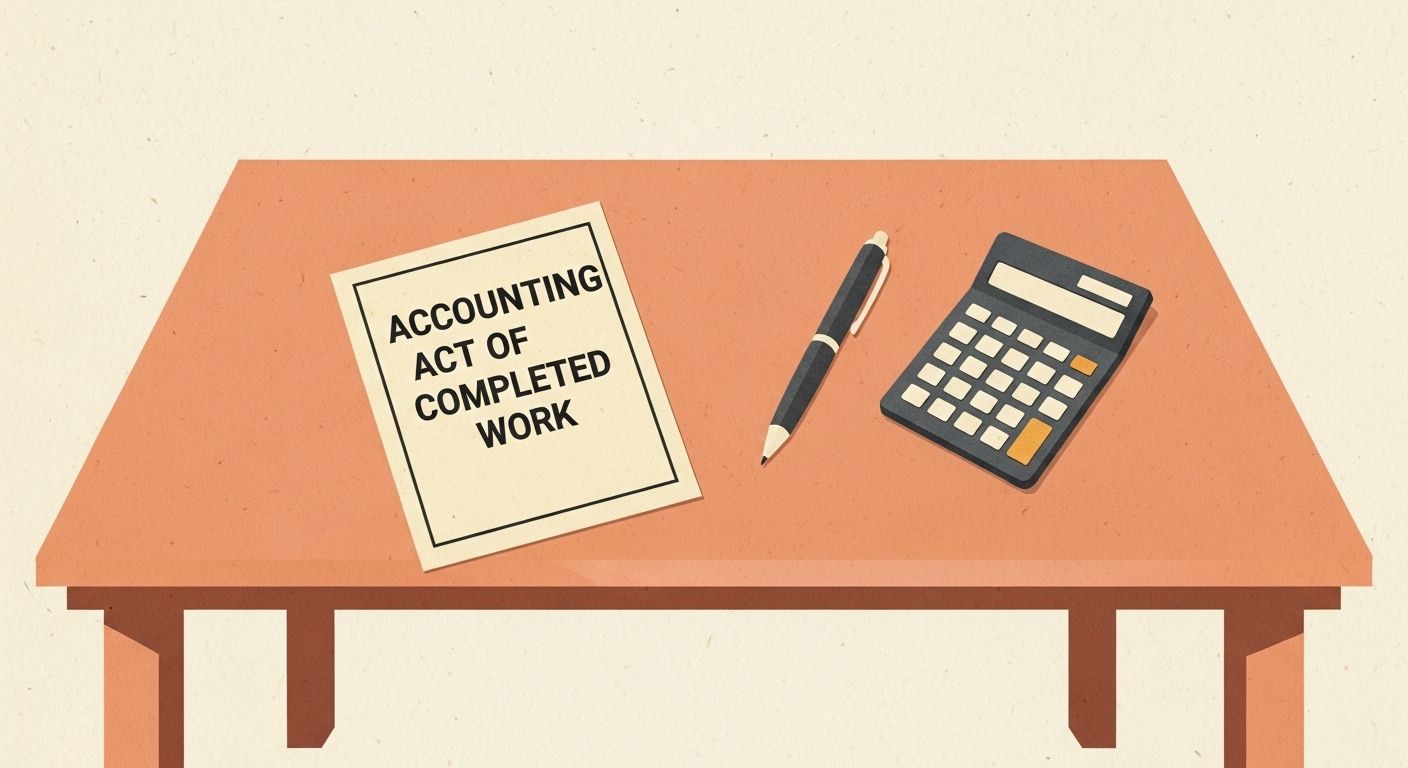 Бухгалтерский акт выполненных работ образец: как правильно оформить