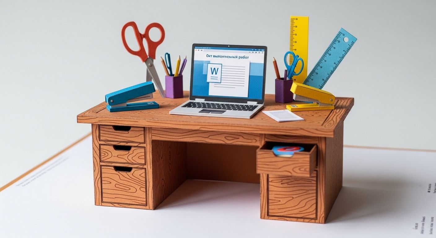 Как оформить акт выполненных работ автосервиса: образец скачать Word